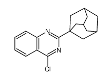 2-(adamantan-1-yl)-4-chloroquinazoline结构式