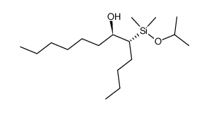 (5R,6R)-5-(isopropoxydimethylsilyl)dodecan-6-ol结构式