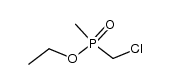 Ethyl methyl(chloromethyl)phosphinate结构式