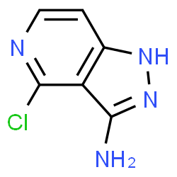 4-Chloro-1H-pyrazolo[4,3-c]pyridin-3-amine结构式