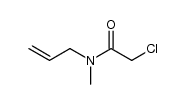 N-allyl-α-chloro-N-methylacetamide结构式