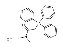 (2-(dimethylamino)-2-oxoethyl)triphenylphosphonium chloride Structure