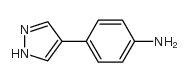 4-(1H-Pyrazol-4-yl)aniline Structure