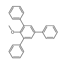 2,4,6-triphenyl-anisole Structure