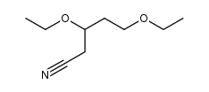 3,5-diethoxypentanenitrile Structure