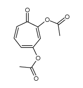 2,4-diacetoxytropone Structure