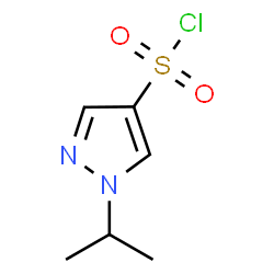 1-Isopropyl-1H-pyrazole-4-sulfonyl chloride structure