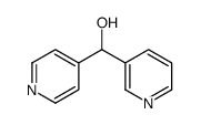 pyridin-3-yl(pyridin-4-yl)methanol structure