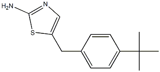5-(4-tert-Butyl-benzyl)-thiazol-2-ylamine结构式