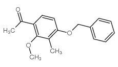 4'-BENZYLOXY-2'-METHOXY-3'-METHYLACETOPHENONE Structure