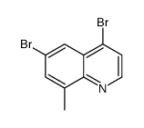 4,6-Dibromo-8-methylquinoline Structure