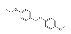 1-methoxy-4-[(4-prop-2-enoxyphenyl)methoxy]benzene结构式