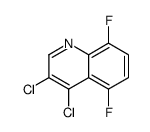 3,4-dichloro-5,8-difluoroquinoline结构式