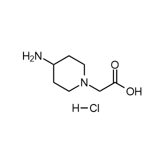 2-(4-Aminopiperidin-1-yl)aceticacidhydrochloride Structure