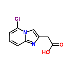 (5-Chloroimidazo[1,2-a]pyridin-2-yl)acetic acid Structure