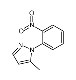 5-METHYL-1-(2-NITROPHENYL)-1H-PYRAZOLE结构式