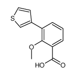 2-methoxy-3-thiophen-3-ylbenzoic acid Structure