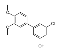 3-chloro-5-(3,4-dimethoxyphenyl)phenol结构式