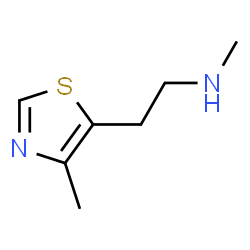 N-methyl-2-(4-methylthiazol-5-yl)ethanamine dihydrochloride structure