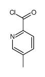 2-Pyridinecarbonyl chloride, 5-methyl- (9CI) structure