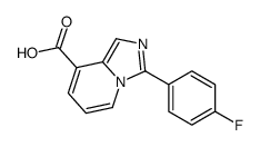 3-(4-fluorophenyl)imidazo[1,5-a]pyridine-8-carboxylic acid Structure