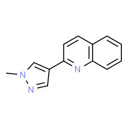 2-(1-甲基-1H-吡唑-4-基)喹啉结构式