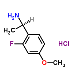 (R)-1-(2-Fluoro-4-methoxyphenyl)ethanamine hydrochloride Structure