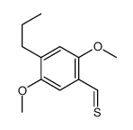 2,5-dimethoxy-4-propylthiobenzaldehyde Structure