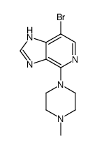 7-bromo-4-(4-methylpiperazin-1-yl)-1H-imidazo[4,5-c]pyridine Structure