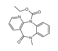 ethyl 6-methyl-5-oxopyrido[3,2-c][1,5]benzodiazepine-11-carboxylate结构式