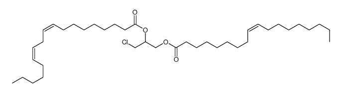 rac 1-Oleoyl-2-linoleoyl-3-chloropropanediol structure