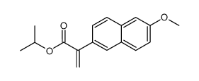 isopropyl 2-(6-methoxynaphthalen-2-yl)acrylate结构式