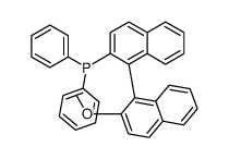 (r)-(+)-2-diphenylphosphino-2'-methoxy-1,1'-binaphthyl structure