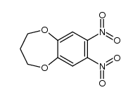 7,8-dinitro-3,4-dihydro-2H-benzo[b][1,4]dioxepin结构式