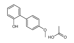 acetic acid,2-(4-methoxyphenyl)phenol结构式