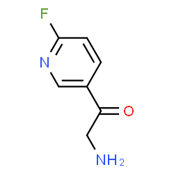 Ethanone, 2-amino-1-(6-fluoro-3-pyridinyl)- (9CI) picture