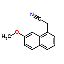 (7-Methoxy-1-naphthyl)acetonitrile structure