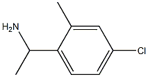 1-(4-Chloro-2-methylphenyl)ethanamine Structure