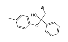 2-bromo-1-phenyl-1-(p-tolyloxy)ethan-1-ol Structure