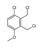 1-chloro-2,3-bis(chloromethyl)-4-methoxybenzene结构式