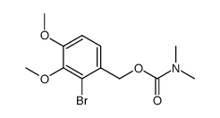 1-((2-Bromo-3,4-dimethoxyphenyl)methoxy)-N,N-dimethylmethanamide结构式