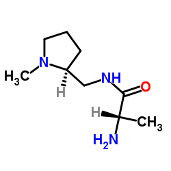 N-{[(2S)-1-Methyl-2-pyrrolidinyl]methyl}alaninamide Structure