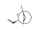 exo-7-ethenyl-5-methyl-6,8-dioxabicyclo<3.2.1>octane结构式