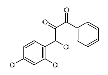 3-chloro-3-(2,4-dichlorophenyl)-1-phenylpropane-1,2-dione结构式