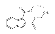 1,2-Indolizinedicarboxylicacid, 1,2-diethyl ester structure