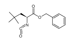 isocyanato-γ-methylleucine benzyl ester Structure