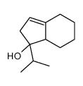 1-propan-2-yl-2,4,5,6,7,7a-hexahydroinden-1-ol结构式