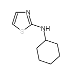 环己基噻唑-2-基胺结构式