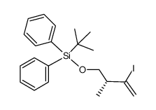 (R)-tert-butyl((3-iodo-2-methylbut-3-en-1-yl)oxy)diphenylsilane Structure