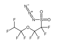 1,1,2,2-TETRAFLUORO-2-(1,1,2,2-TETRAFLUOROETHOXY)-ETHANESULFONYL AZIDE结构式